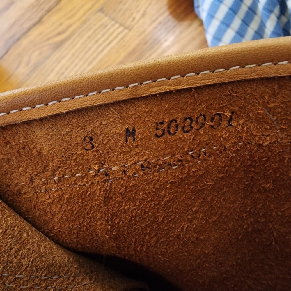LLbean Brown Unlined Duck Boots Size 8m Womens Leather Rubber Coastal Maine - Picture 4 of 6